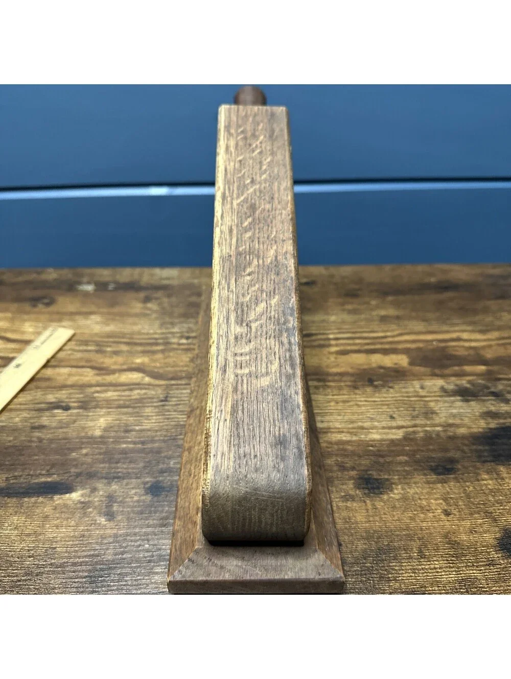 Vintage Case XX Knife Block Oak 5-Slot Low Profile for 5 Knives/1 Sharpening Rod